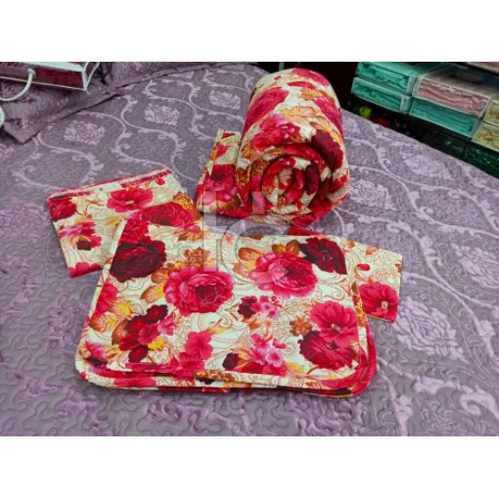 Cotton Pc Comforter Set 6pcs (Marry Roses 3106) Cotton Pc Comforter Set 6pcs (Marry Roses 3106)