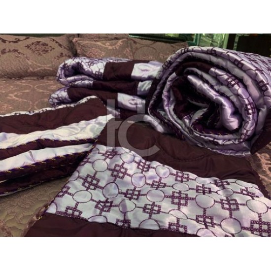 Heavy Silk Embroidered Comforter Set 6pcs (Mellinium Plus 2204)