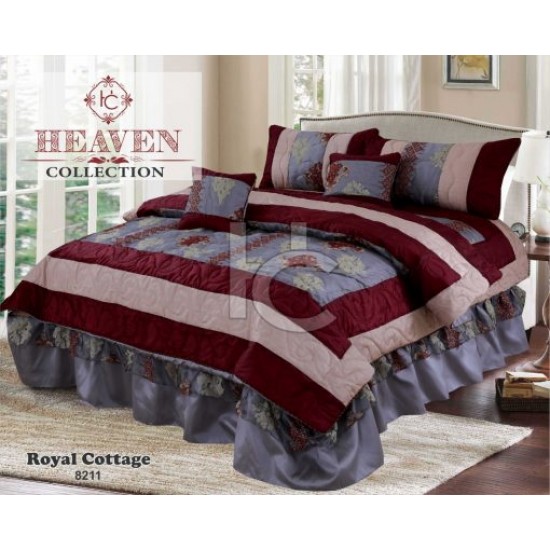 Royal Organza Comforter Set 6pcs (Royal Cottage 8211)