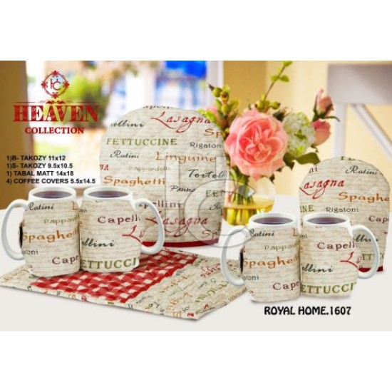Tea Cozy Set 7pcs (Royal Home 1607)