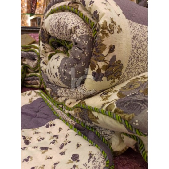 Cotton Flannel Quilt Set 6pcs (Royal Twist 8105) Cotton Flannel Quilt Set 6pcs (Royal Twist 8105)